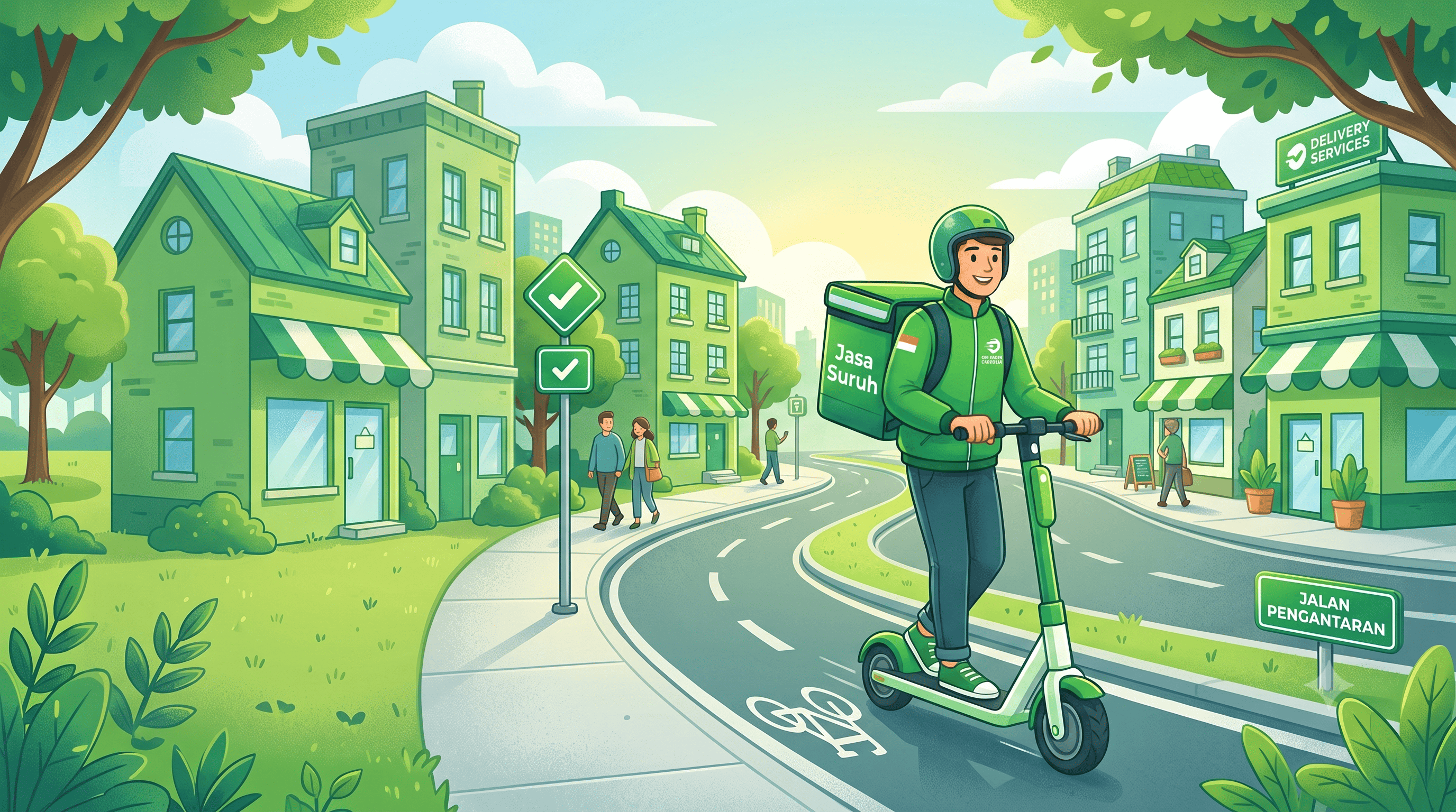 Jasa Suruh Illustration